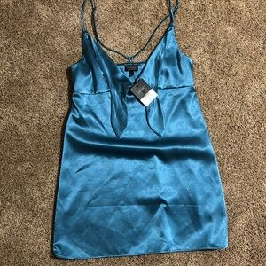 Light blue new mini dress